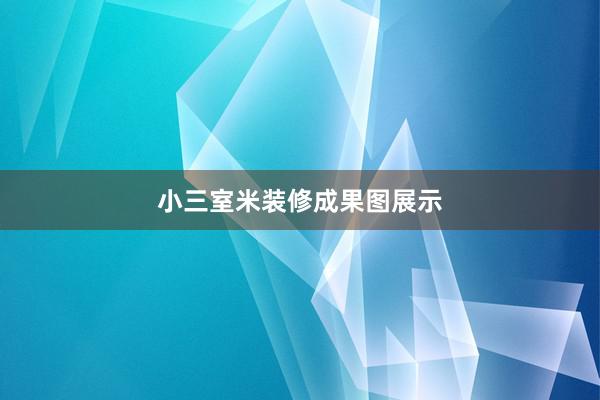 小三室米装修成果图展示